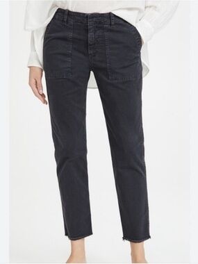 Nili Lotan Jenna Cotton Pants Carbon size 6